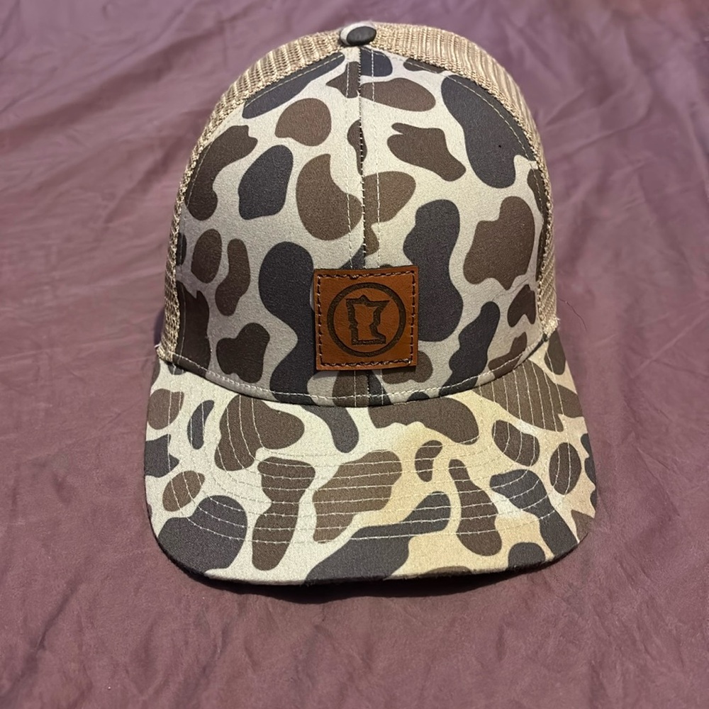 Cow print, ball cap